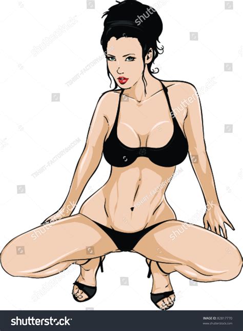 Vector Pin Up Girl Stock Vector Shutterstock The Best Porn Website