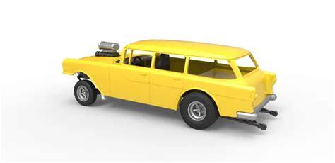 Diecast Gasser Scale 1:25 3D Printing Model - Threeding