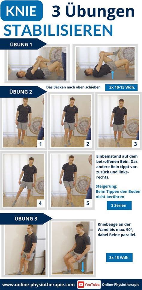 Knie stabilisieren 3 Knie Übungen für zu Hause mit Video in 2023