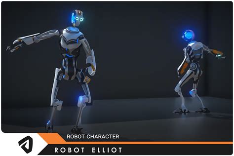 Robot Elliot 3D 机器人 Unity Asset Store