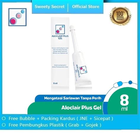 Jual Obat Sariawan Anak Aloclair Plus Gel Baru Original Shopee