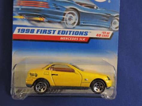 Models Hot Wheels MERCEDES BENZ SLK Yellow Long Card 25 Years Old Was Listed For R145