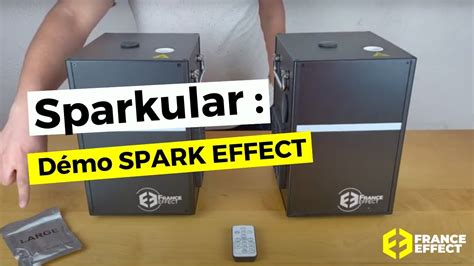 Sparkular Spark Effect Machine Tincelles Froides France Effect