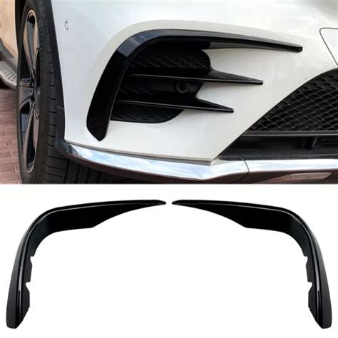 Front Bumper Splitter Spoiler Fog Light Canard For Glc Class X