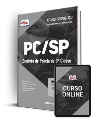 Baixe Apostila pdf Apostila PC SP 2023 Escrivão de Polícia de 3ª