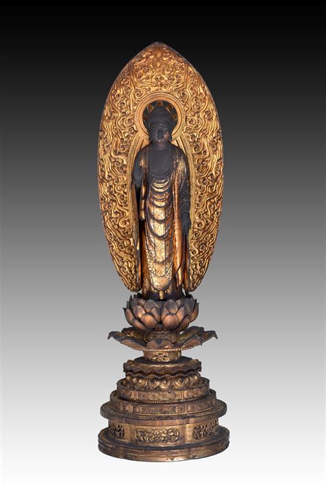 Standing Amida Buddha Amithaba Galerie Kommoss East Asian Art