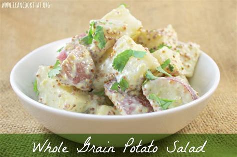 Whole Grain Mustard Potato Salad Recipe I Can Cook That Recipe