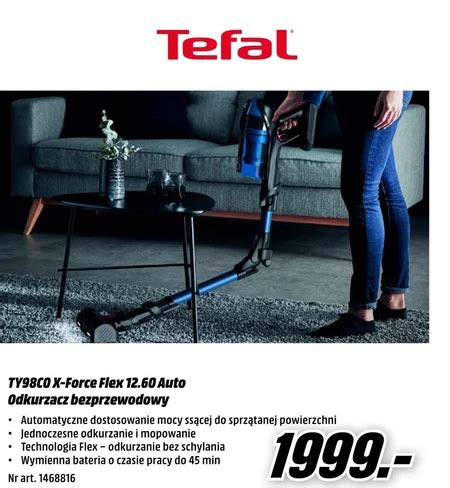 Odkurzacz Bezprzewodowy Tefal Promocja Media Markt Ding Pl