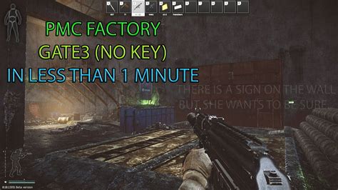 Escape From Tarkov Pmc Factory Gate Location Youtube