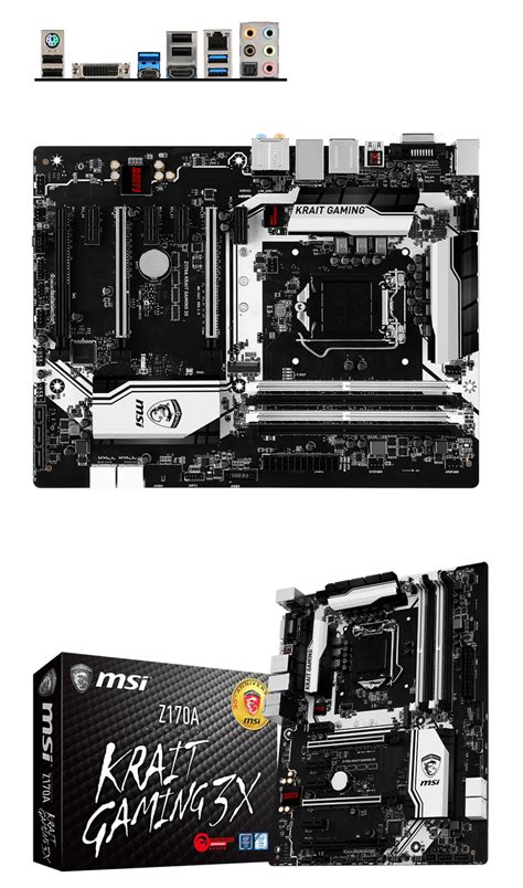 Buy Msi Z170a Krait Gaming 3x Motherboard [z170a Krait Gaming 3x] Pc Case Gear Australia