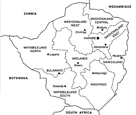 Printable Zimbabwe Map Coloring Page Download Print Or Color Online
