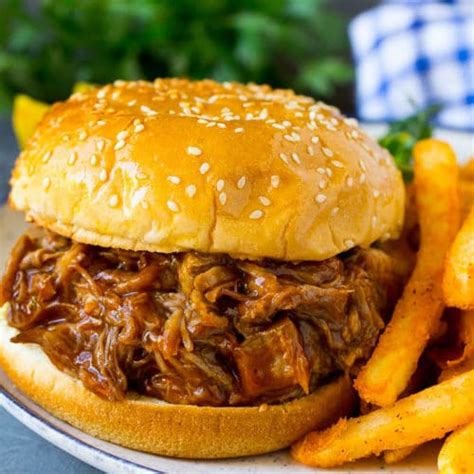 Pulled Pork Sandwich With Fries