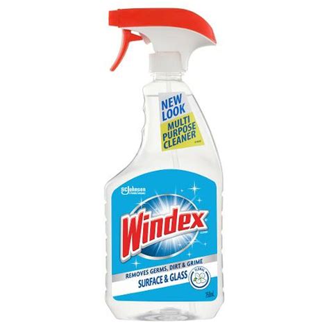 Windex Multi Surface And Glass Cleaner Trigger Spray 750ml 318252 Double Bay Hardware