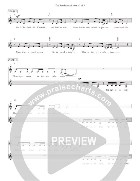 The Revelation Of Jesus Live Sheet Music Pdf David Nicole Binion