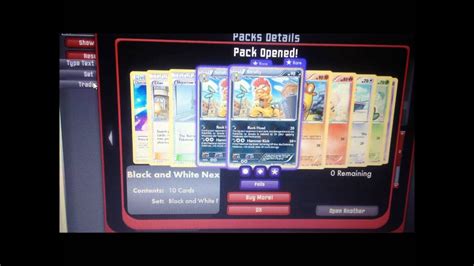 Opening Pokemon Tcg Online Black White Next Destinies X Booster