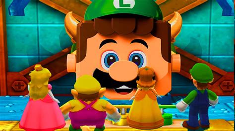 Mario Party The Top 100 Minigames Wario Vs Luigi Vs Daisy Vs Peach