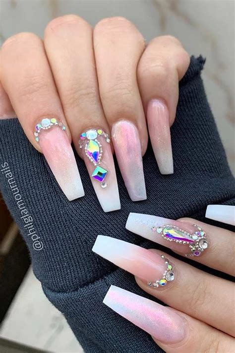 Crazy For Acrylic Nails Get Trendy Ombre Coffin Design Now