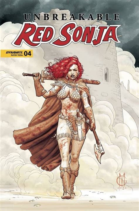 Unbreakable Red Sonja 4 Cover C Variant Comic Book 2023 Dynamite