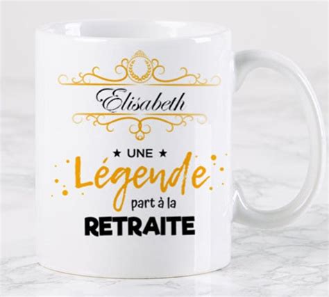 Mug Retraite Mug Lib R D Livr Retrait Mug Humour D Part Etsy France