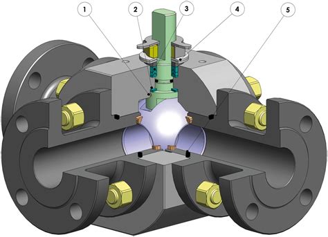 Thor Split Body 3 Ways 4 Seals Stainless Steel Ball Valve Pn 16 40