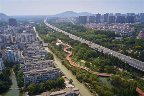 Jiangyin Jiangsu China - Jiangyin Greenway in Jiangsu Province, China - e-architect