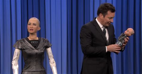 Jimmy Fallon Sings A Duet Of ‘say Something’ With Sophia The Robot