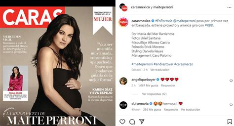 Maite Perroni Reveló El Sexo De Su Bebé Y Posó Por Primera Vez