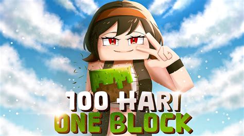 100 Hari Di Minecraft Tapi One Block Part 2 YouTube