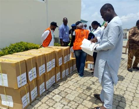 Photos Inec Begins The Distribution Of Sensitive Materials To Lgas