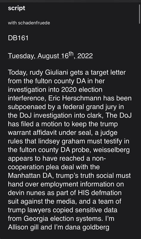 Mueller She Wrote On Twitter This Is The Intro For Tomorrow Morning