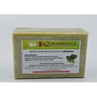 Savon au beurre de karité et moringa 130g