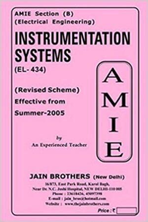 AMIE Section B Instrumentation Systems EL 434 Electrical