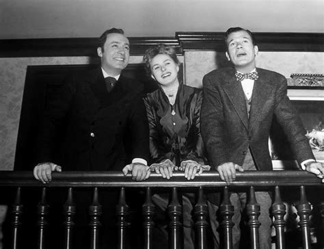 Charles Boyer Ingrid Bergman And Joseph Cotten On The Set Of Gaslight