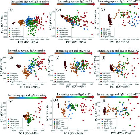 Pca Scores Plots Of Pre Processed Dtnb Encoded Multivariate Sers