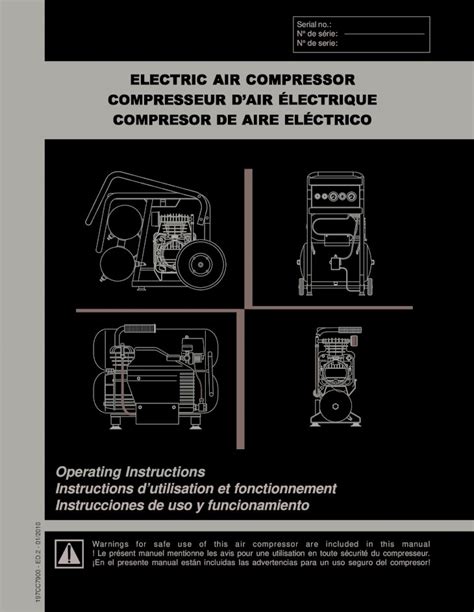 PDF ELECTRIC AIR COMPRESSOR COMPRESSEUR DAIR PDF FileOperating