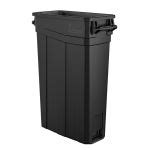 GuestSupply US Suncast Commercial 23 Gallon Resin Slim Trash Can With