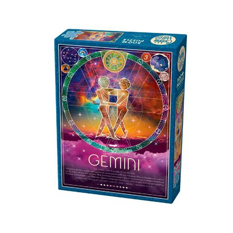 Puzzle COBBLE HILL Puzzle De 500 Piezas Signo Del Zodiaco Geminis