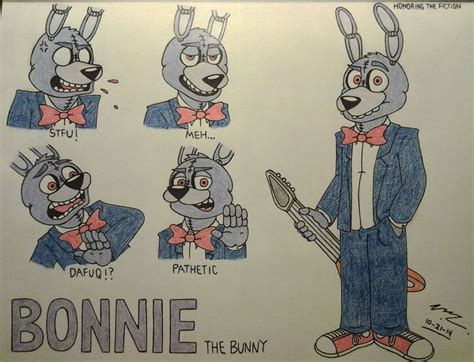 Bonnie Doodles Fnaf By Sega Htf On Deviantart Fnaf Drawings Fnaf