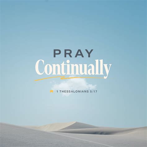 Thessalonians Pray Without Ceasing In Every Thing