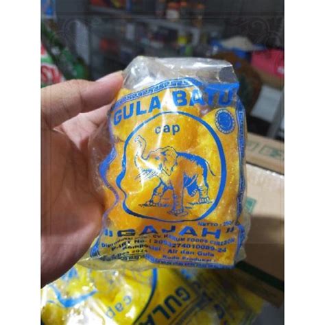 Jual Gula Batu Cap Gajah Khas Cirebon Gram Shopee Indonesia