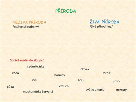 PPT VY 32 INOVACE 26 Prvouka 3 ročník Svět kolem nás PowerPoint