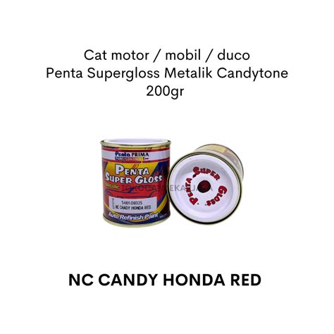 Jual Cat Penta Supergloss Candytone Nc Candy Honda Red 200gram Cat