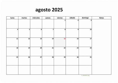 Agosto Calendario Inga Ursala