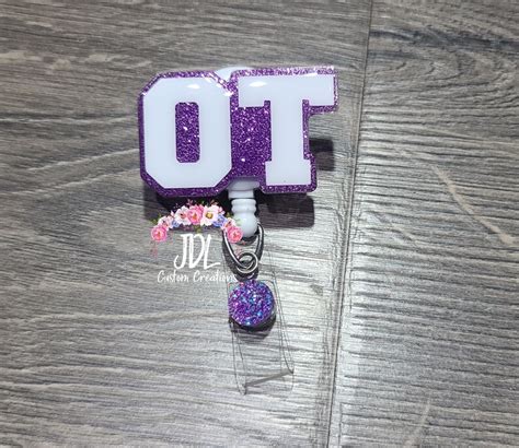 Ot Badge Reel Occupational Therapy Badge Reel Nurse Badge Etsy