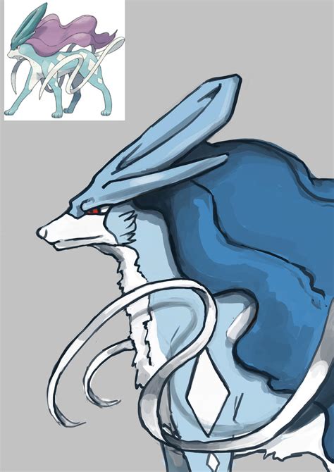 Shiny Suicune by Moonie-Loonie on DeviantArt