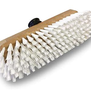 Balai Brosse Lave Pont 22 Cm En PPL Blanc Lot De 3 Monture Bois