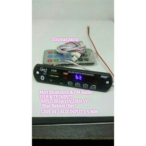 Jual Modul Mp Bluetooth Mp Kit Modul Bluetooth Usb Aux Fm Radio V