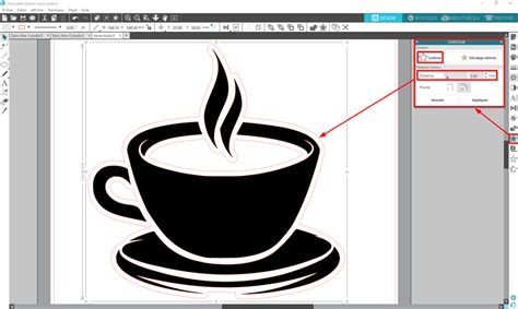 Tuto Silhouette Studio Appliquer Un Contour Sur Un Texte Ou Une Forme