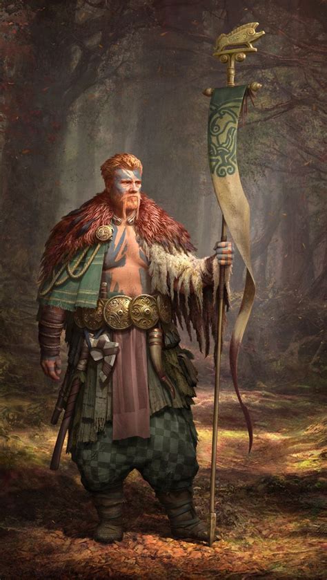 Artstation Celts Roman Zawadzki Flag Bearer Standard Bearer Male