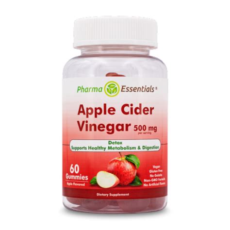 Apple Cider Vinegar 500 Mg 60 Gummies 1 Kroger